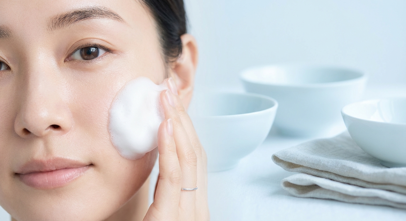 毛穴ケアと明るい印象の両立をイメージした肌ナチュール向けの説明画像